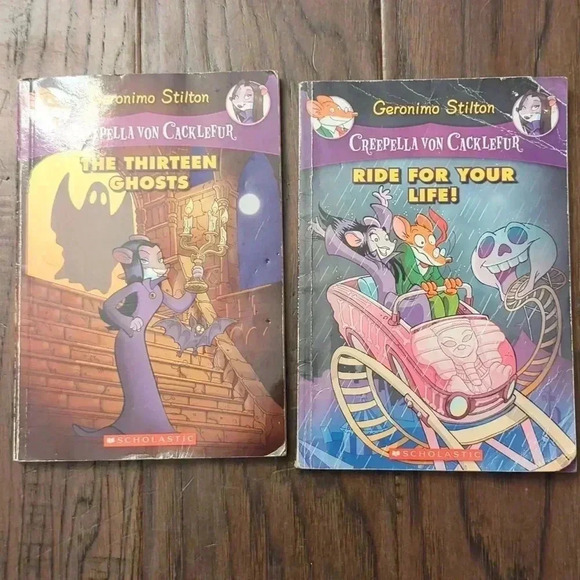 Pair of Creepella  Von Cracklefur Books - Picture 1 of 3